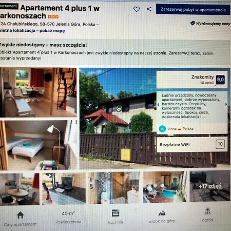 Prázdninový dům W Karkonoszach Pod Zamkiem Chojnik Jelení Hora